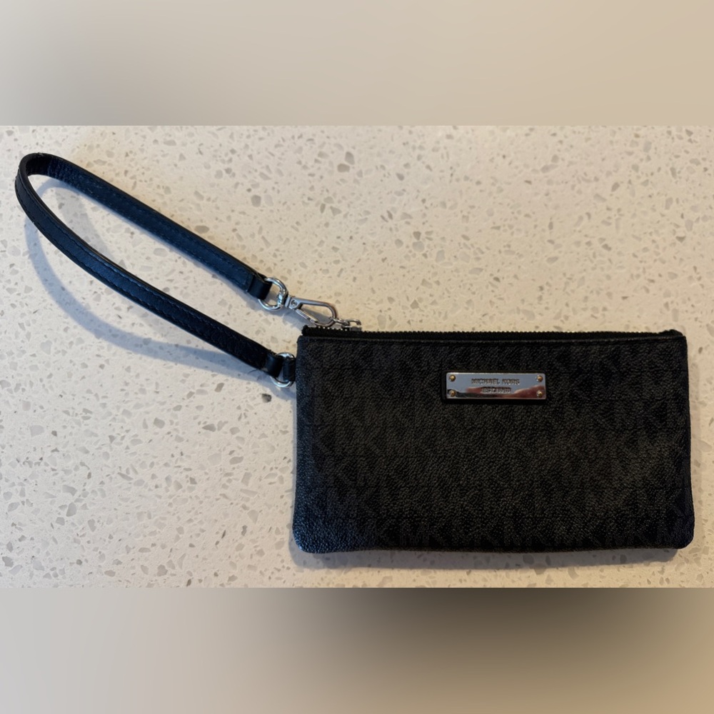 Michael Kors black Wristlet wallet